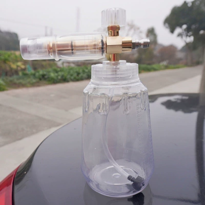 Pa Transparent Foam Spray Bottle: High pressure car wash water gun