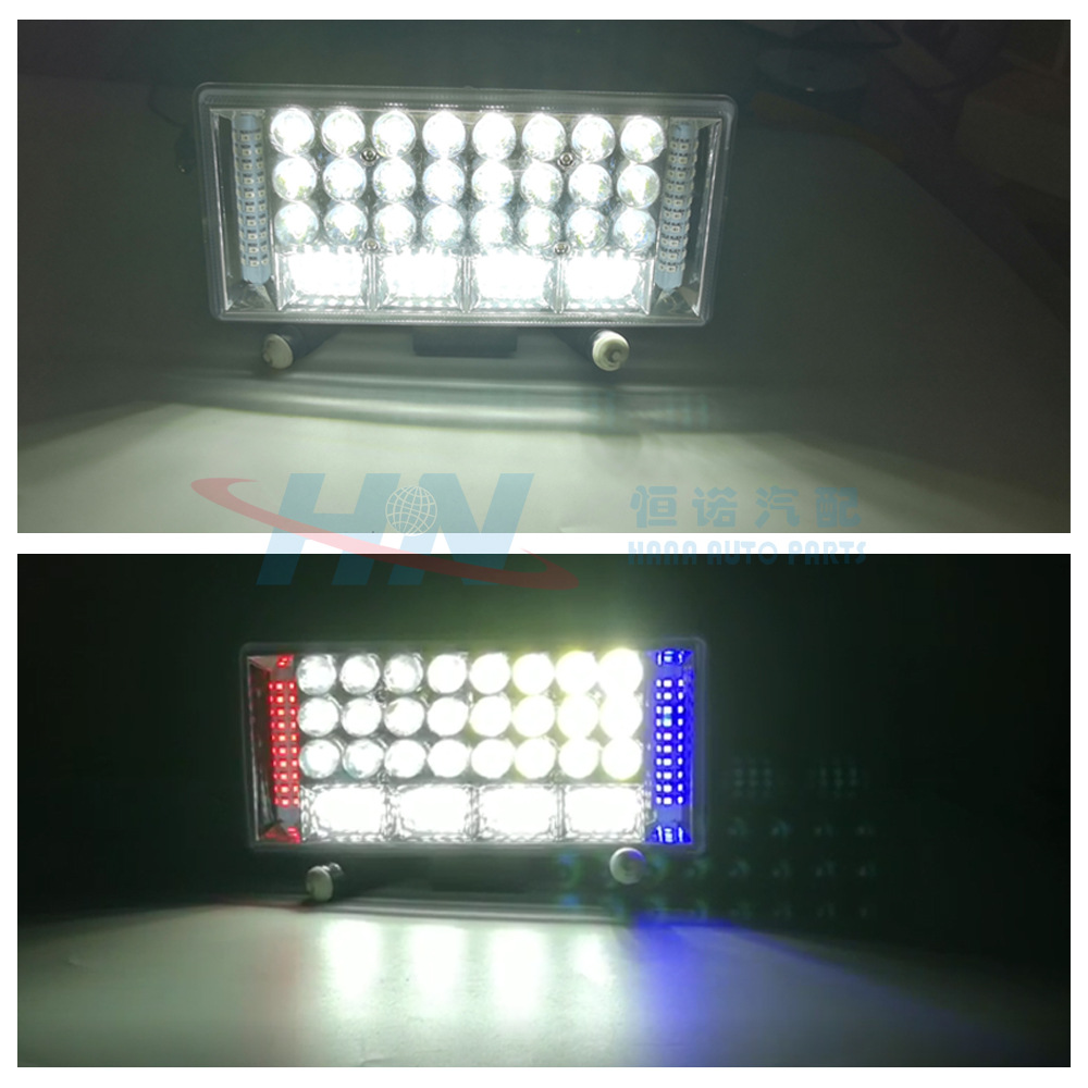 Coche LED luz de trabajo cuadrado 16LED 48w luz auxiliar faro modificado fuera de carretera luz de trabajo proyector