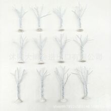 圣诞节夏季迷你手工桦树  节庆装饰摆件