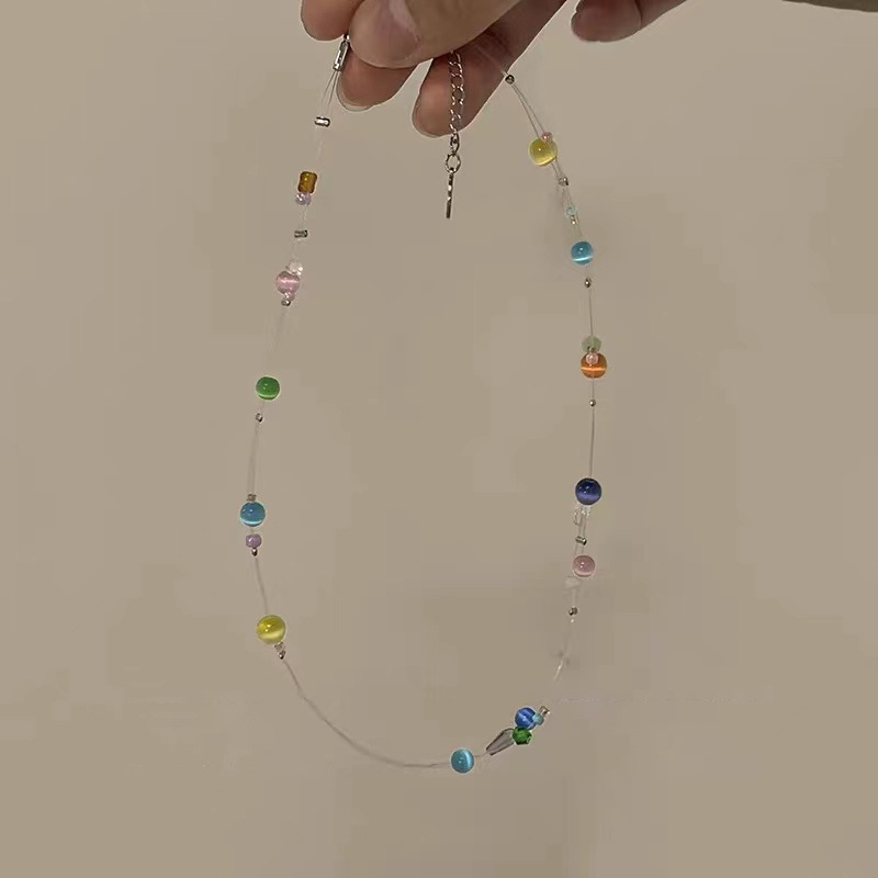 Simple Style Round Beaded Choker display picture 3