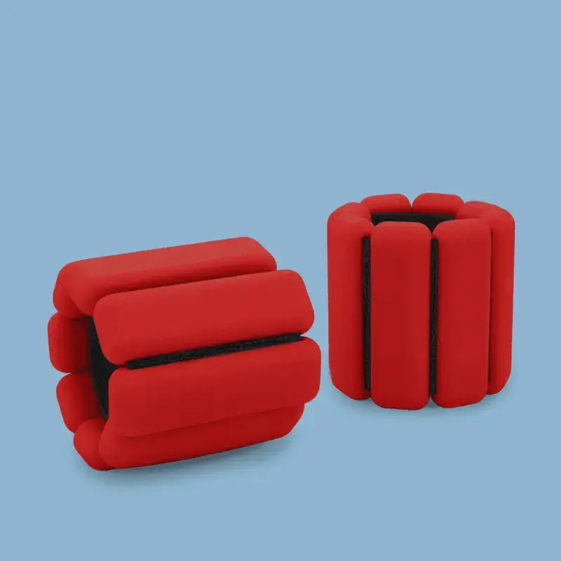 Tobillo y muñeca pulsera pierna y brazo peso ajustable deportes pulsera 2 lbs 4 lbs