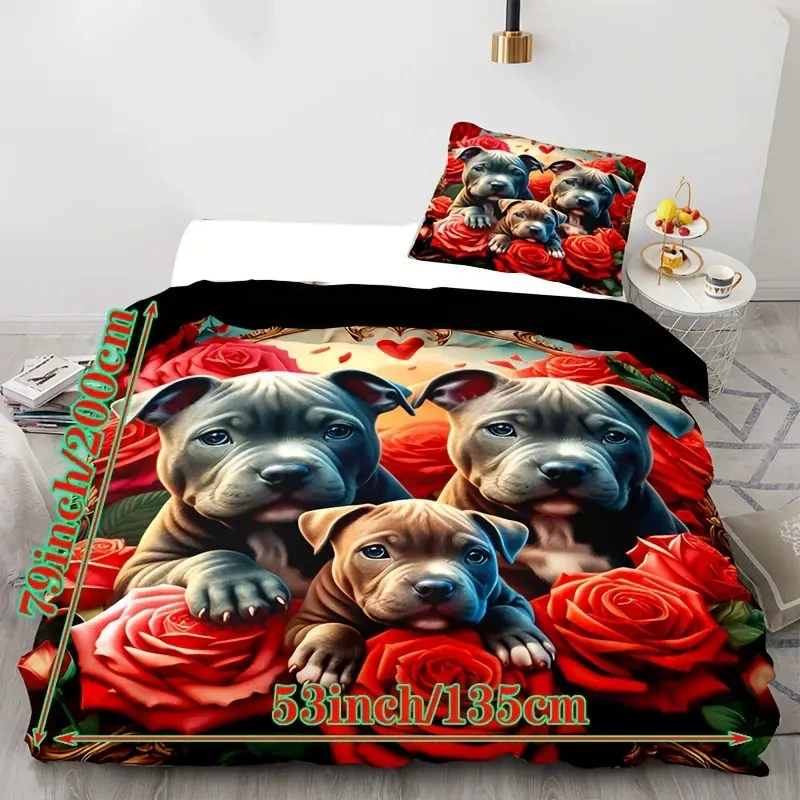 (Cross-border trading), duvet cover with down, soft set, comfortable bedspread, 3D