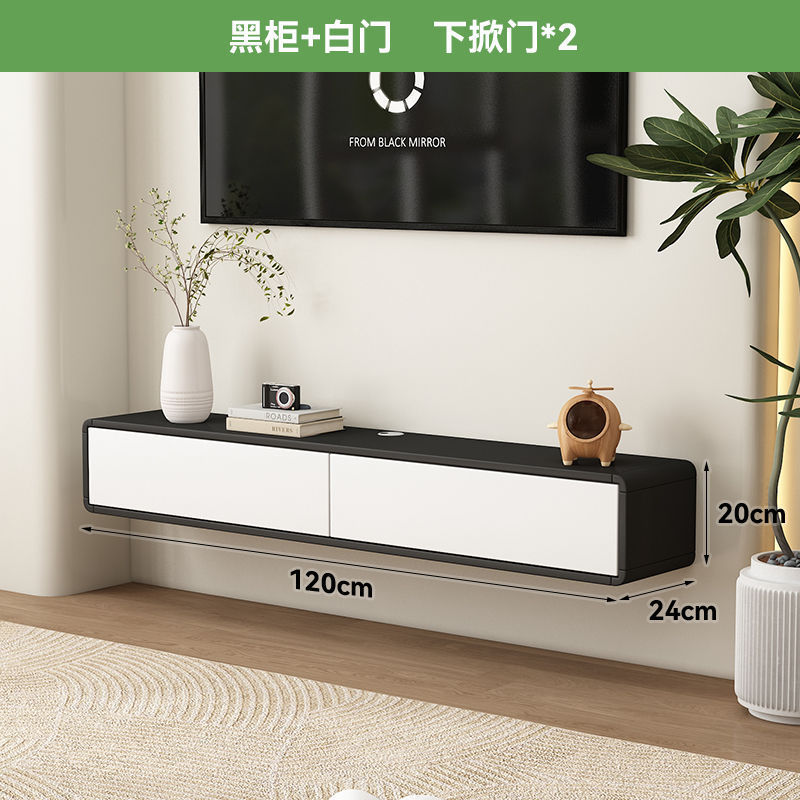 無垢材テレビキャビネットとコーヒーテーブルの組み合わせモダンでシンプルなリビングルーム収納キャビネットロックボード床置きホームベッドルーム家具キャビネット|undefined
