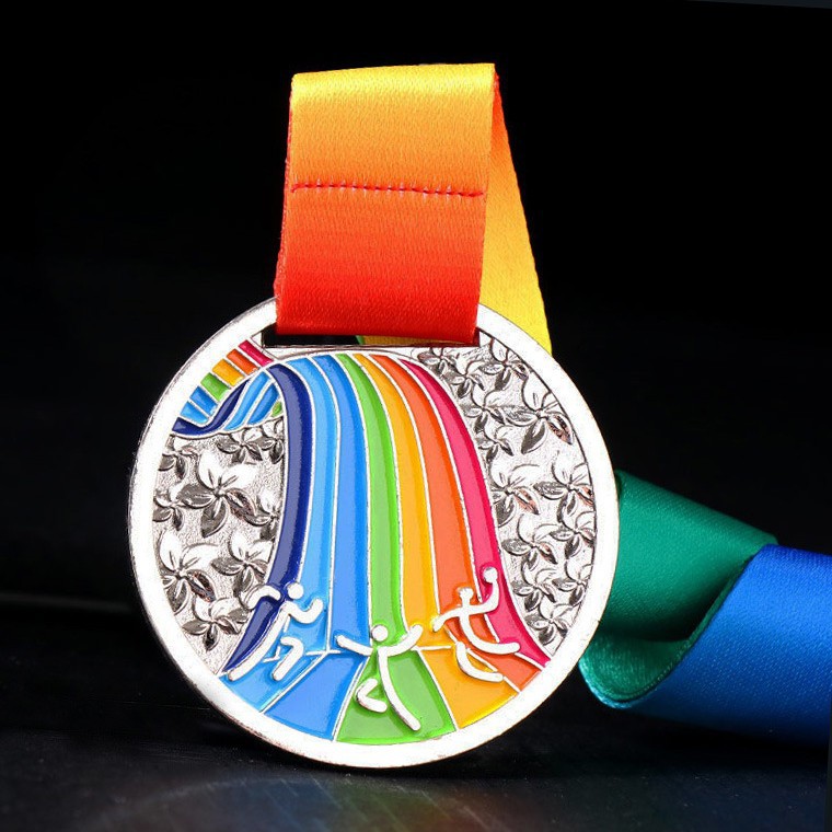 Medalla al por mayor competencia deportiva oro y plata procesamiento de cobre pista y campo de maratón competencia metal