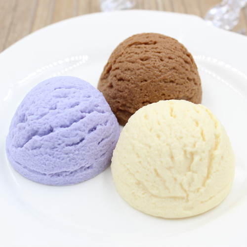 PVC simulation food food play cold drink ornaments fake ice cream ball model ice cream dessert photography props