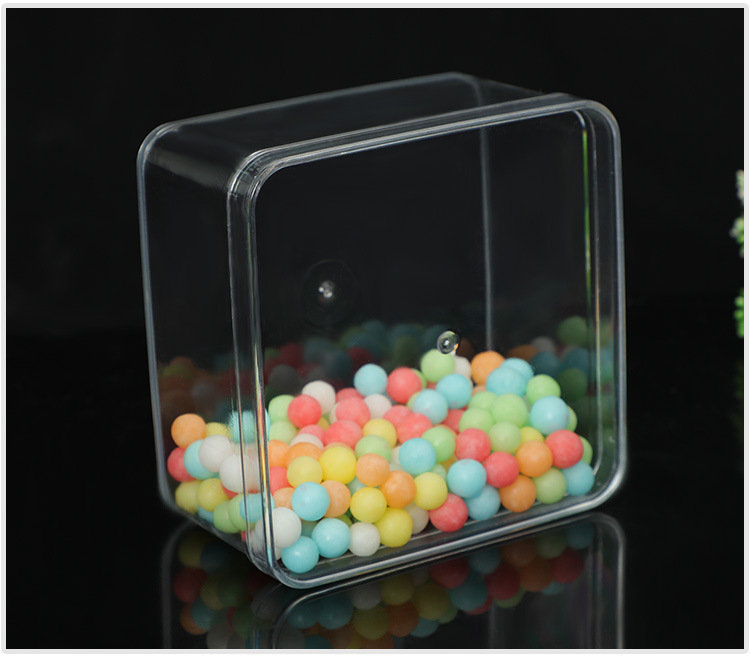 食品巧克力糖果盒烘焙饼干坚果包装盒PS透明饼干盒塑料四方盒批发详情图9