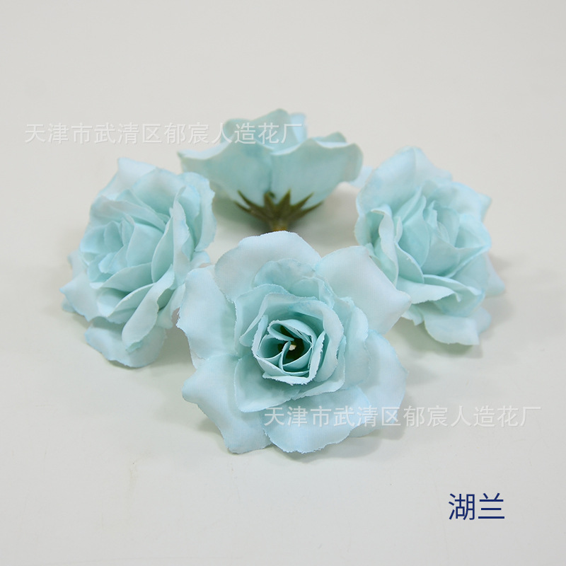 Diamante artificial pequeña flor Rosa pequeño cuerno Rosa mini tocado étnico Rosa haciendo caja de flores de guirnalda DIY con flores