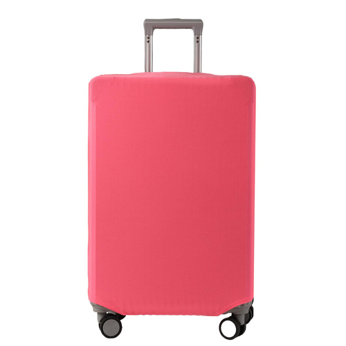 Elastic Suitcase Cover, Pull-along Luggage Protection Cover, Solid Color, Patterned Version, Travel Suitcase Dustproof Cover