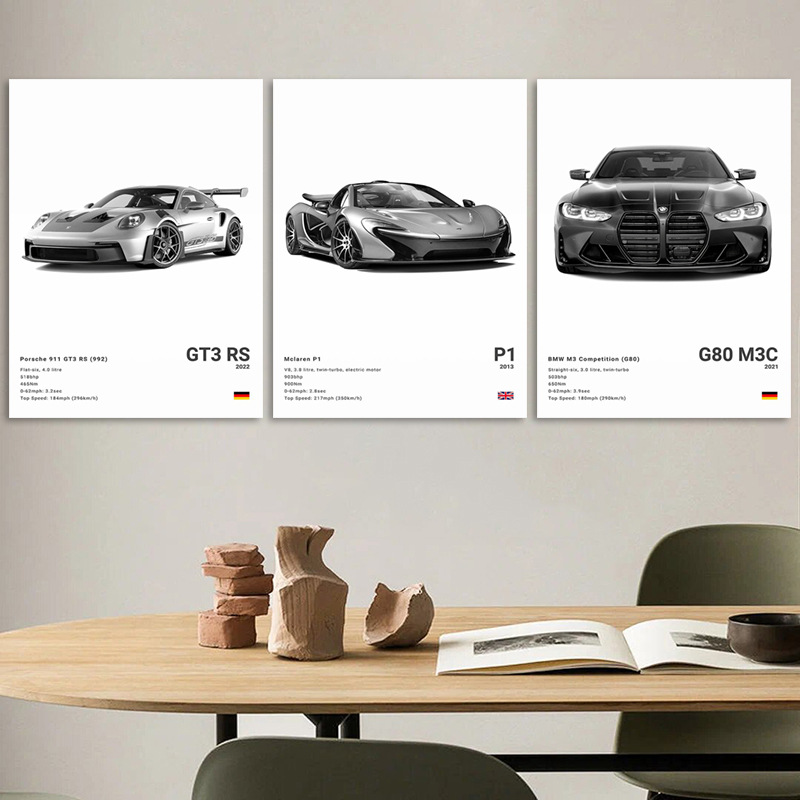 Home Porsche Poster Decoration Painting 1
