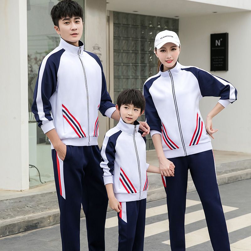 2020 new pattern Middle school student school uniform suit Two piece set kindergarten Park service high school pupil Class clothes Manufactor goods in stock