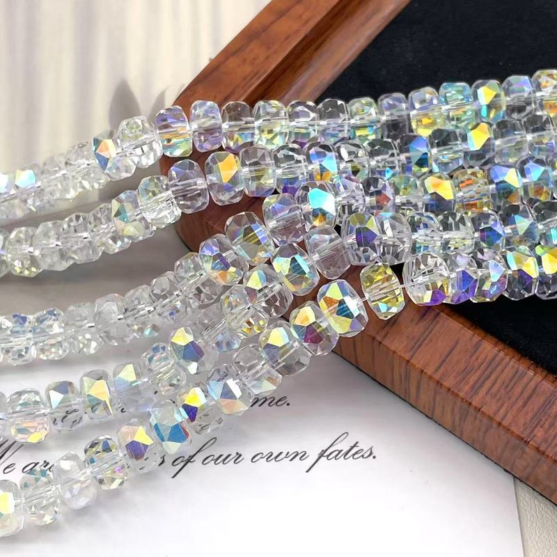 8 ミリメートルレインボーホイールクリスタル diy ジュエリー胚ガラスクリスタルジュエリーブレスレットネックレスファッションジュエリーアクセサリールース|undefined