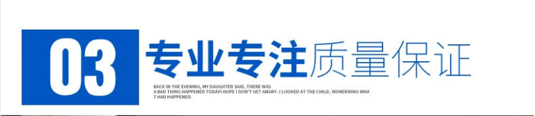 专业专注质量保证