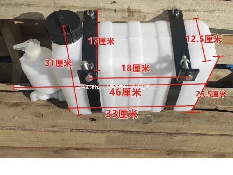 Small truck hand-washing water tank with faucet, small truck retrofit with on-board hand-washing kettle, modified single kettle, others