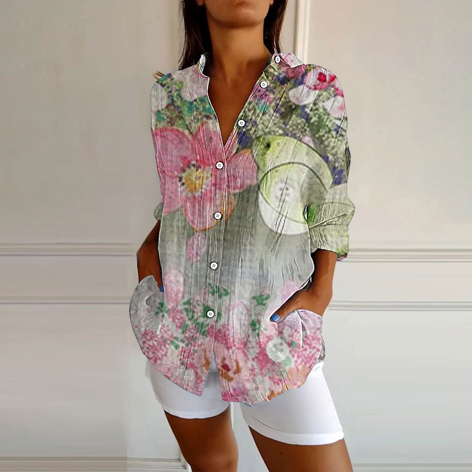 (Cross-border trading), shirt, 3D, European style