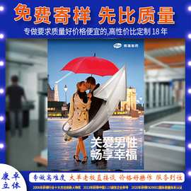 康卓工厂定制高清裸眼3d光栅PPpet变图三维光栅立体画5d动态厂家