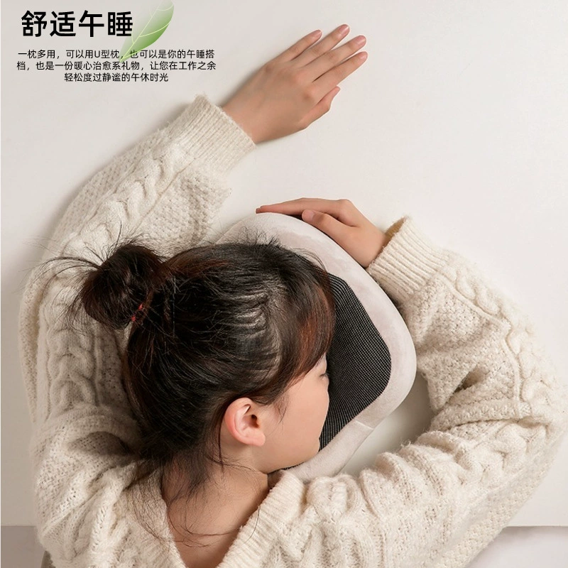 Handheld neck pillow for sleep for traveling, with neck protection