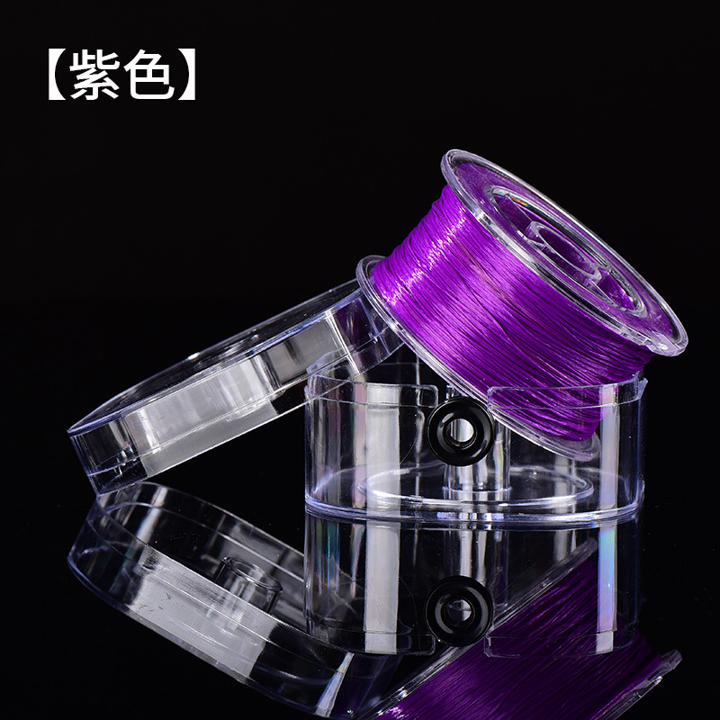 High quality purple silk threads, 0.8mm, 90meter