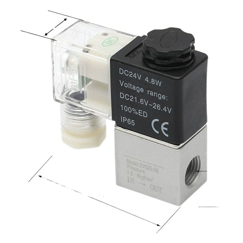 Безмасляный воздушный компрессор электромагнитный клапан односторонний клапан сброса давления немой небольшой воздушный насос аксессуары четырехходовой обратный клапан электромагнитный регулирующий клапан