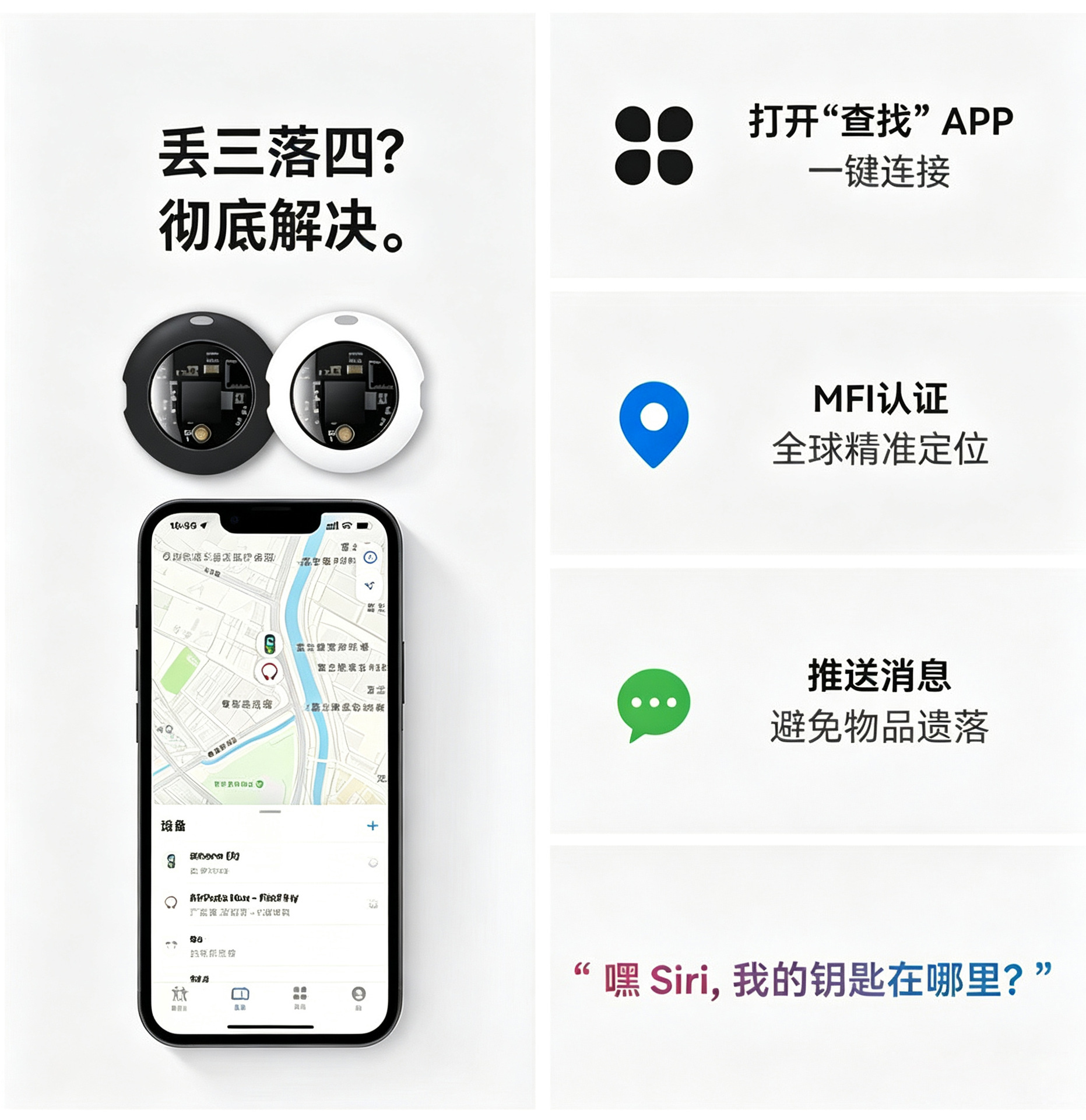 Positioning bracelet, bicycle anti-lost device, tracker, airtag pet locator, mini small locator