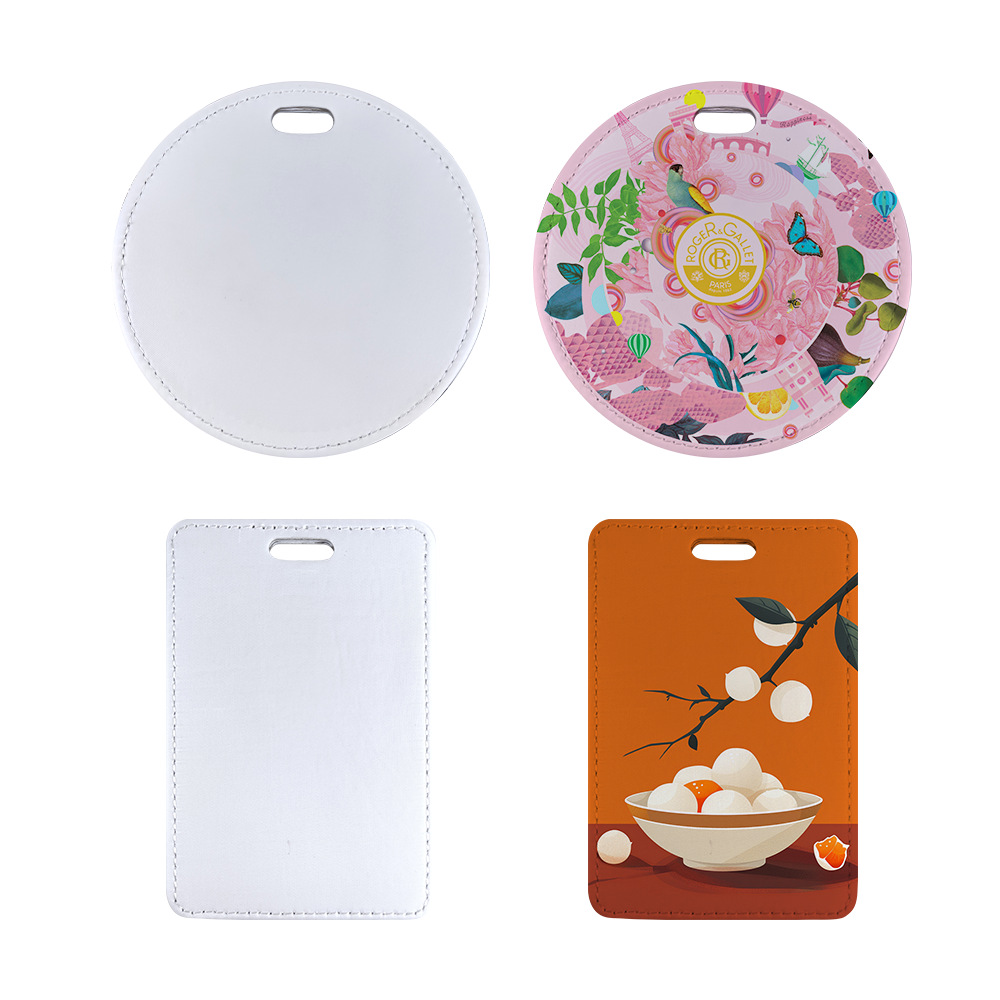 Nuevos productos transfronterizos de transferencia en caliente de cuero etiqueta de equipaje colgar la etiqueta de embarque al por mayor