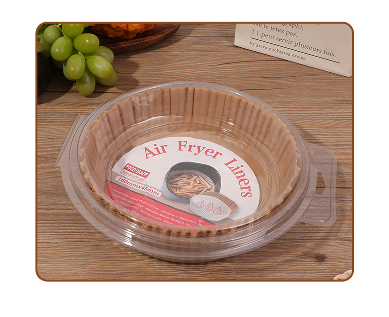 New food grade fryer paper cooking barbecue oil-resistant paper home air fryer oven silicone paper wholesale