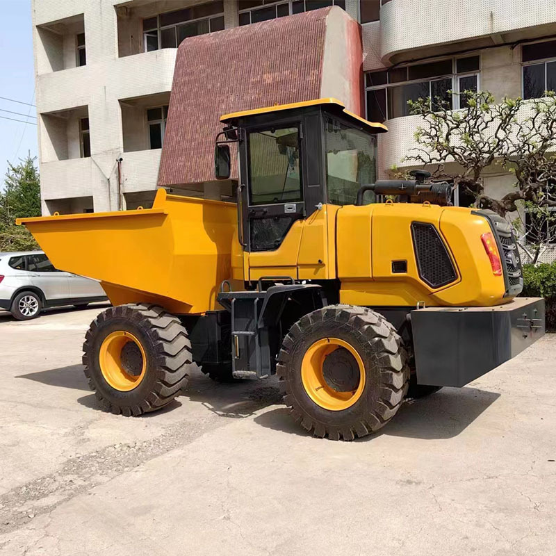 建筑工程柴油前翻斗车 3吨污泥自卸车 FC-30农用四驱蹦蹦车