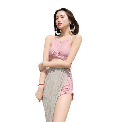 Women's swimsuit covers belly, looks slim, conservative split three-piece set, sexy Korean ins fairy model hot spring bathing suit, large size swimsuit