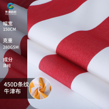 色织牛津布厂家供应户外条纹防水坐垫牛津布躺椅靠垫面料牛津布