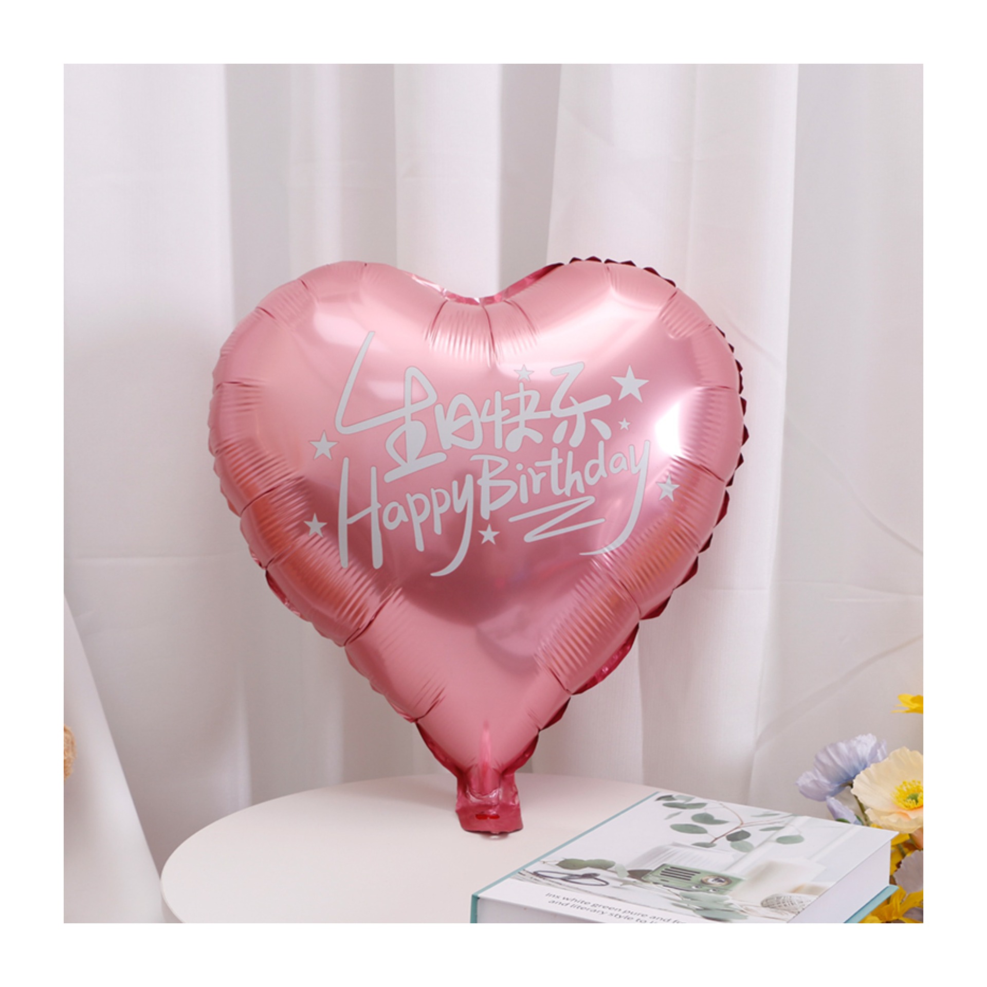 Palloncini in foil a forma di cuore per feste di compleanno_voghion.com