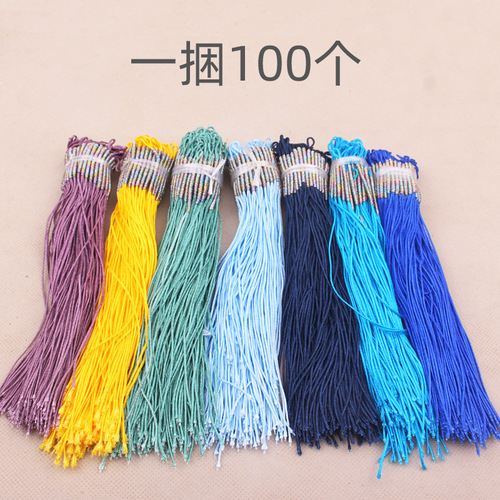 Handmade light color gold pull ring buckle coil diy accessories No. 72 jade wire braided bracelet gold small drip beads accessories