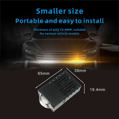 inch white yellow two-color module – Motorcycle headlights, headlights