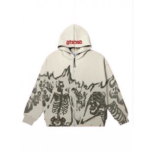 Autumn trend fashionable hoody, sweatshirt with zipper, European style, for beloved
