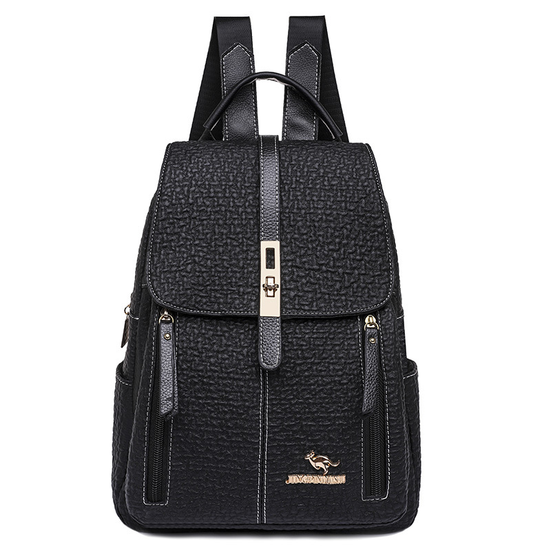 Bolsos para mujer 2022 nuevas señoras casuales mochila de cuero suave moda todo fósforo mochila de viaje de gran capacidad marea al por mayor