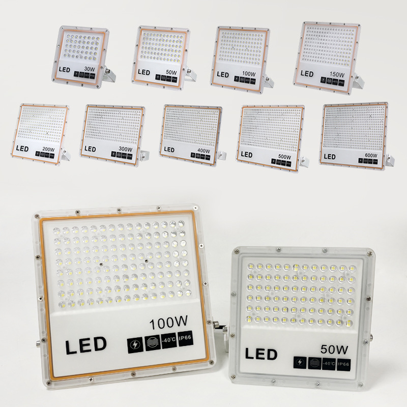 Luz de inundación LED fábrica impermeable iluminación al aire libre luz del estadio iluminación ingeniería lámpara de calle reflector Luz de inundación