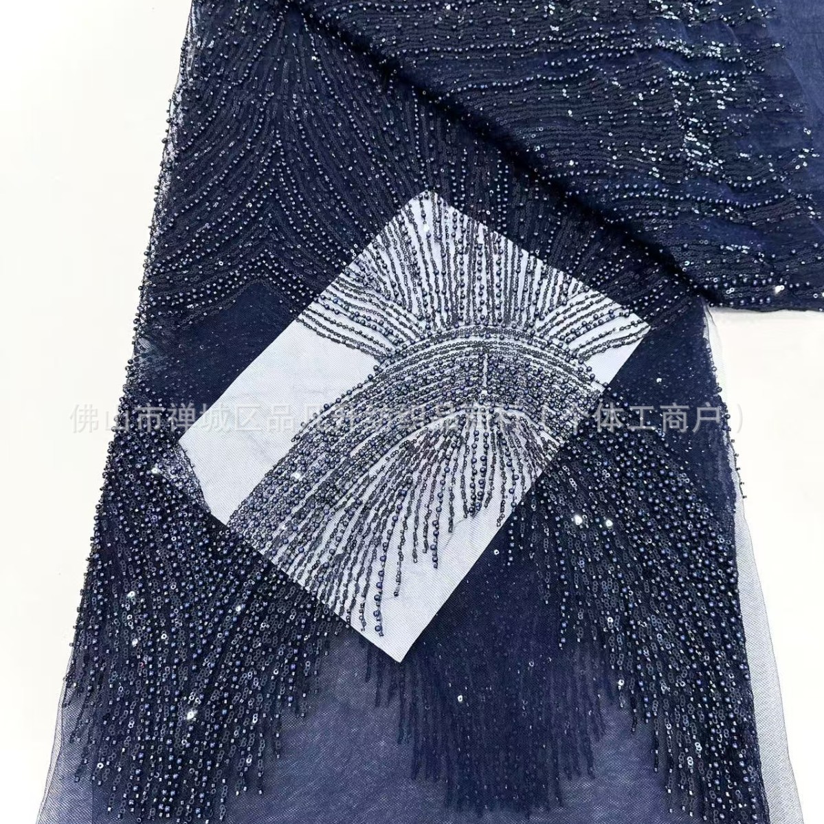 Tejido bordado de flores, tejido de sequinilla, tejido de boda, tejido bordado de sequinilla, fábrica de tejido bordado en stock al por mayor