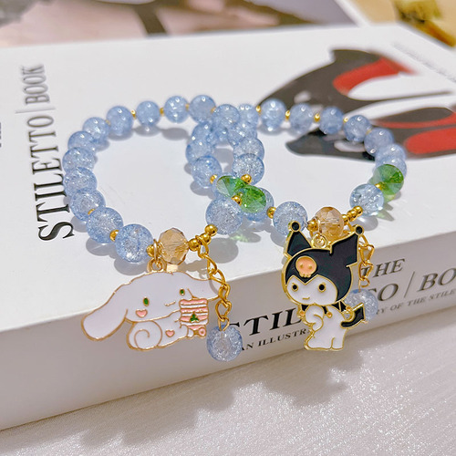 Xiaohongshu same style student bracelet Sanrio cute cartoon bracelet for bestie jewelry manufacturer wholesale