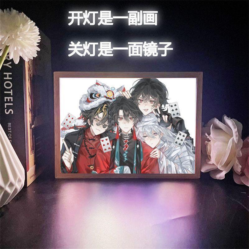 I am not a god of theatre - Mirror light painting Chen Lian merchandise decorative photo frame ornament gift desk bedside ambient painting lamp I am not a god of theatre - Mirror light painting Chen Lian merchandise decorative photo frame ornament gift desk bedside ambient painting lamp