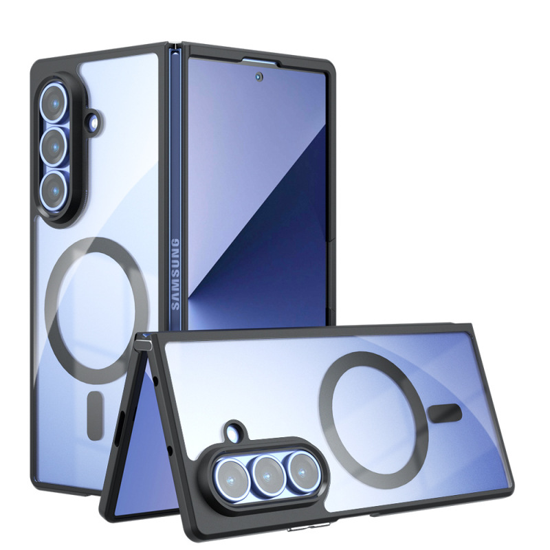 适用三星GalaxyFold7手机壳奇甲跨境肤感折叠磁吸磨砂Fold7手机壳|undefined