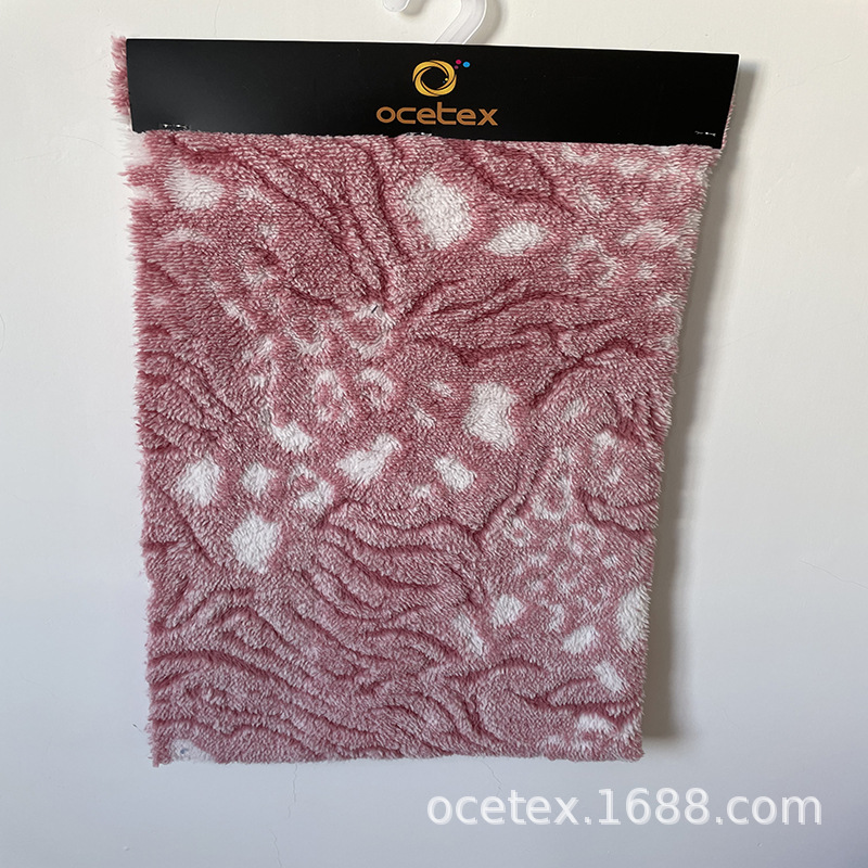 厂家供应阳离子提花舒棉绒沙发面料家用靠垫抱枕布料毛绒玩具面料