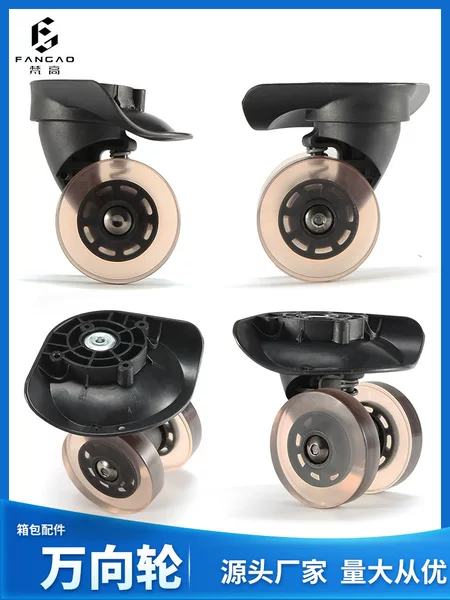 New Supply of Wear-Resistant, Non-Slip Pu Wheels, High-Rebound Pu Casters, Shock-Absorbing Universal Wheels for Luggage and Suitcase Casters