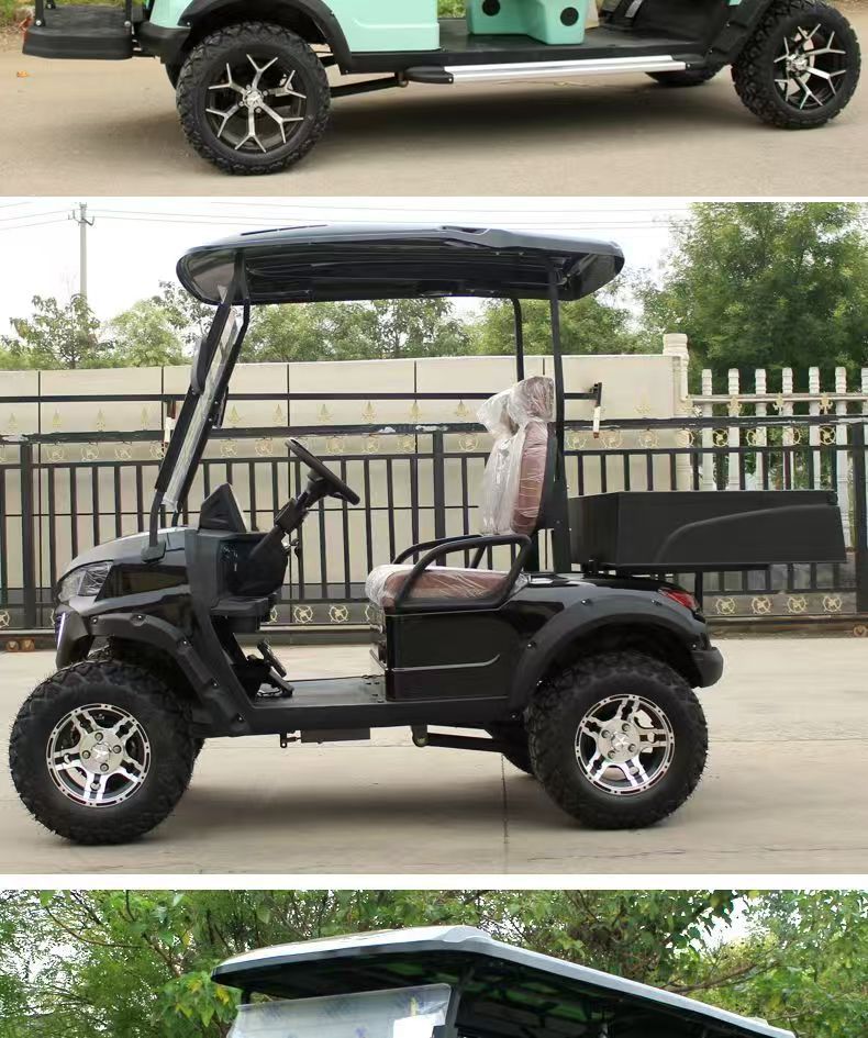 New Electric Golf Cart for Tourist Areas, Residential Communities, and Parks, 2-8 Seat Mobility Vehicle
