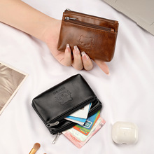 手工皮质零钱包女可爱迷你便携耳机钥匙证件随身小钱包大容量包