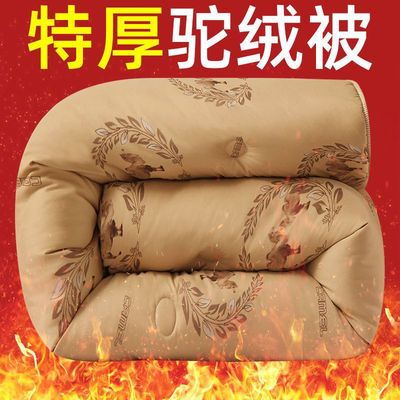 winter thickening Camel is Camel hair keep warm quilt Winter quilt Double hotel winter Quilts core student dormitory