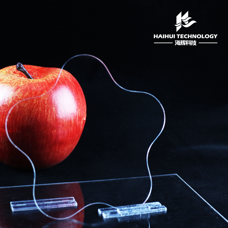 亚克力杯垫异性切割定制 亚马逊亚克力酒店隔热垫图案来样uv印刷