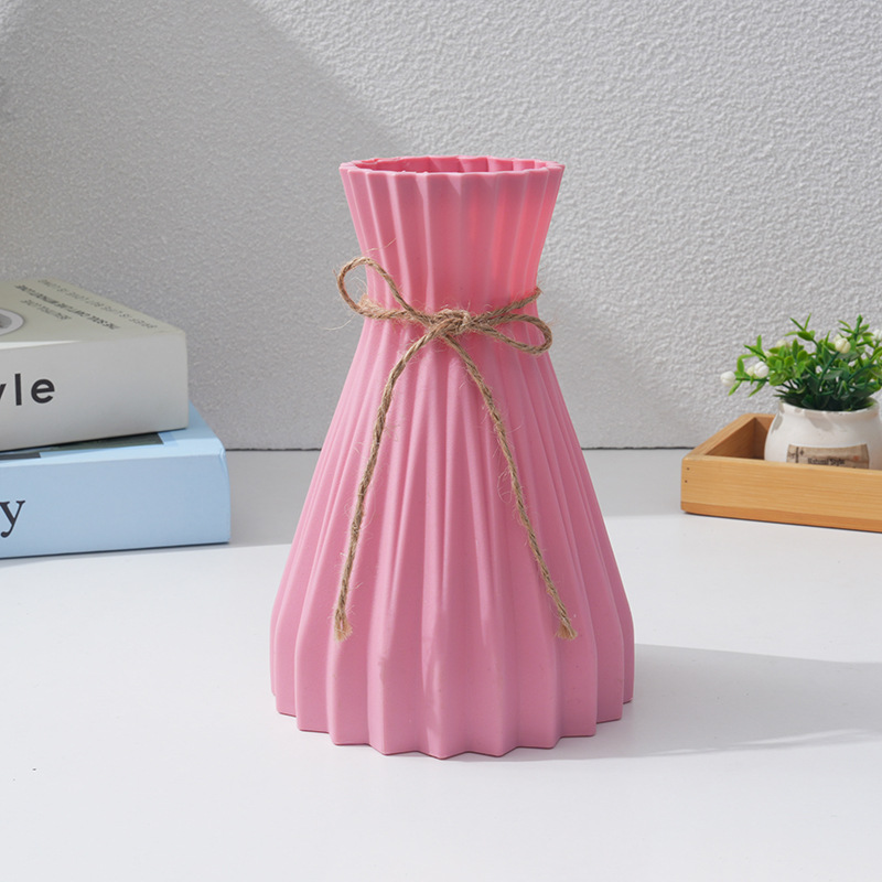 Jarrón de origami - Rosa