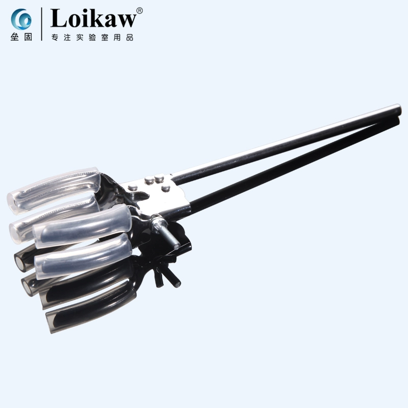 Зажим для конденсаторной трубки из нержавеющей стали, большая оцинкованная хромированная маленькая большая железная подставка, подставка для титрации, универсальный лабораторный зажим