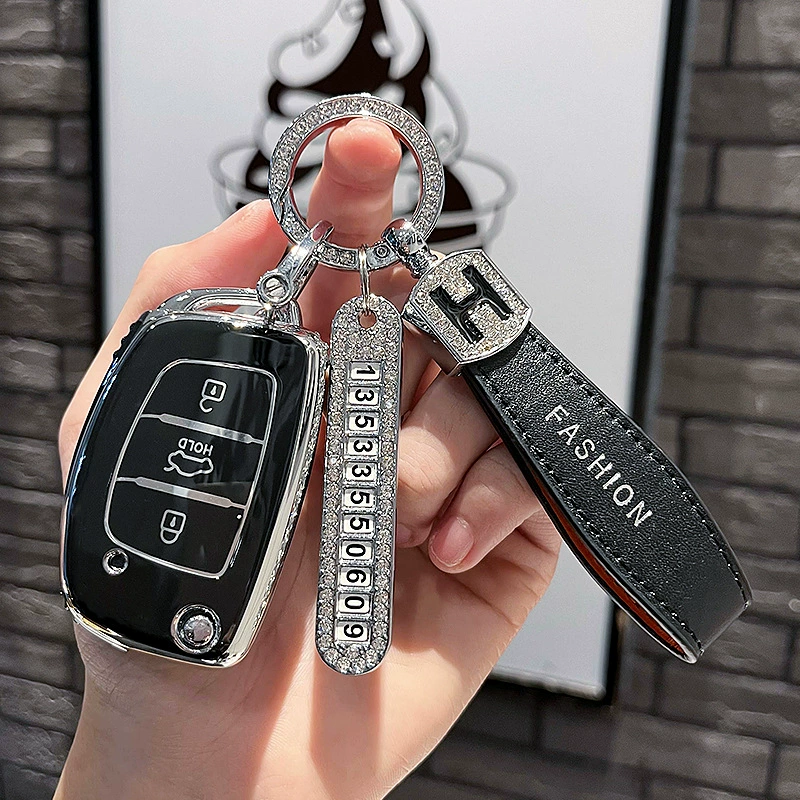 Подходит для кейса ключа автомобиля Beijing Hyundai Leading Car Key Case ix35 Picture IX25 Yuenasona Shengda Shell Bag