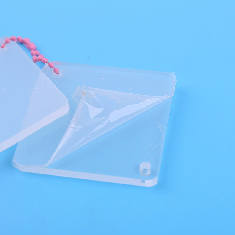 Прозрачный акриловый кирпич карты маджонг DIY с цепной карточкой кирпичная фоторамка украшения магнитный Goo карточка кирпич