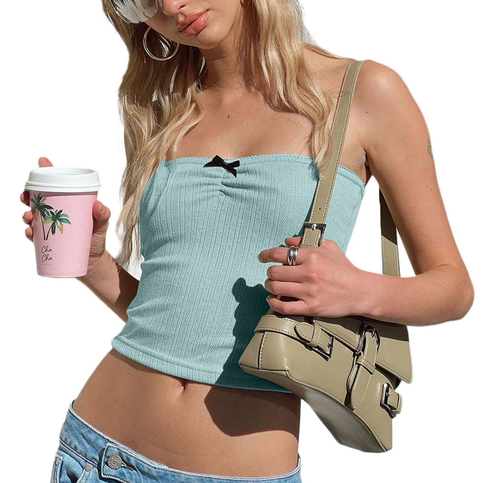 Women's Aesthetic Knitted Vest - Image 2