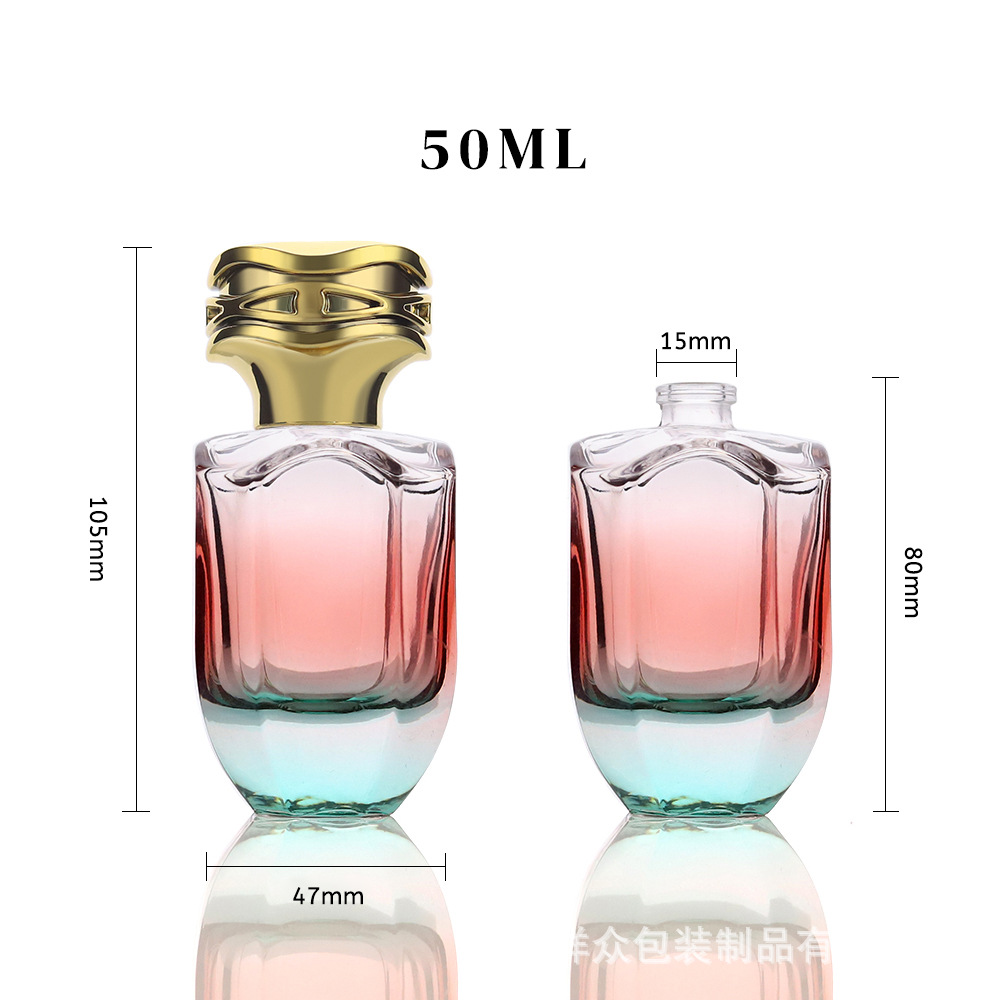 Frasco de Vidrio Engrosado para Perfume con Atomizador para Cosméticos